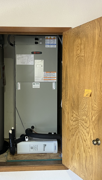 HVAC condenser unit installation